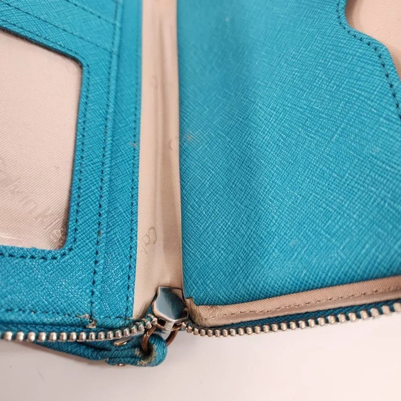 Calvin Klein Wristlet Wallet Teal - Picture 9 of 11